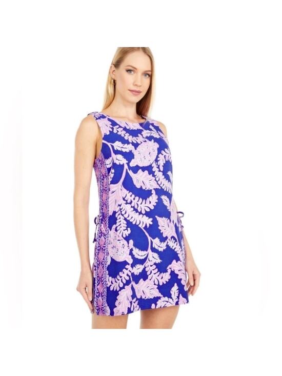 Lilly Pulitzer Pants - Lilly Pulitzer Womens 14 Donna Lined Romper in Galaxy Blue NEW